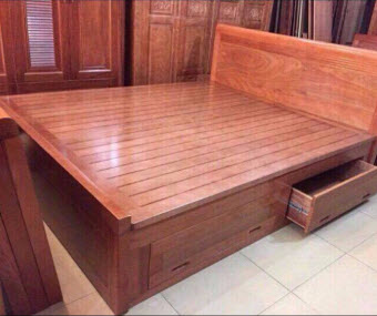 GIƯỜNG GỖ TECK XOAN ĐÀO ĐẸP