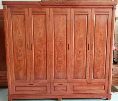Tủ quần áo gỗ Hương Đá đẹp