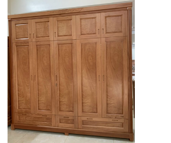 Tủ quần áo 5 cánh gỗ Đinh Hương Tech đẹp